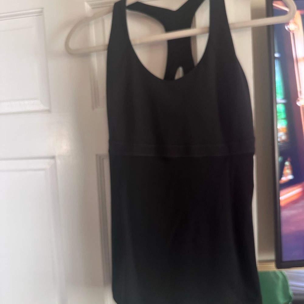 Lululemon Black Racerback Tank Top